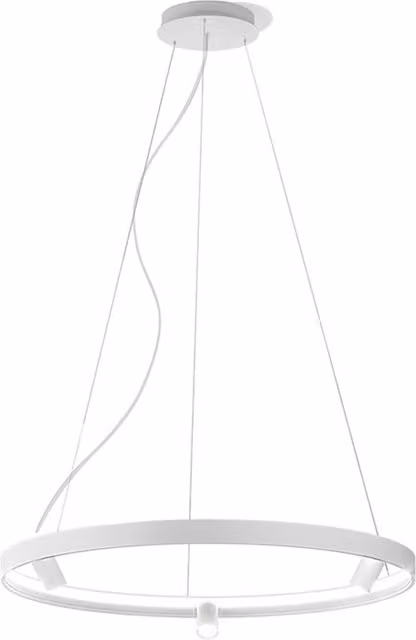 Lampada a sospensione LED Panzeri Arena, design moderno e regolabile, disponibile in bianco, nero, bronzo o oro/ottone