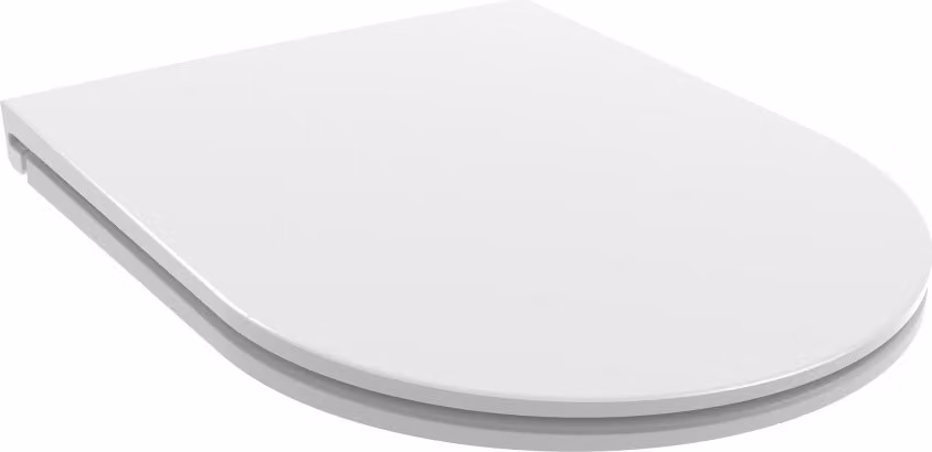 Copriwater con chiusura rallentata forma d bianco