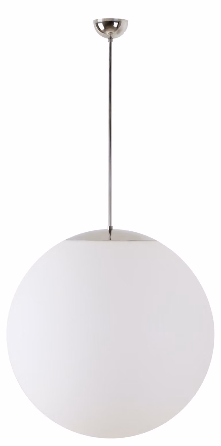 OSMONT ADR60720 ADRIA P5 apparecchio a sospensione in vetro acciaio inox lucido / bianco IP40 4000 K 48W LED DALI