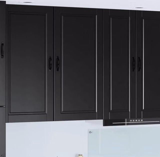 Mobile da cucina-Armadio da cucina Nero 50 x 31 x 100 cm Legno multistrato 396501