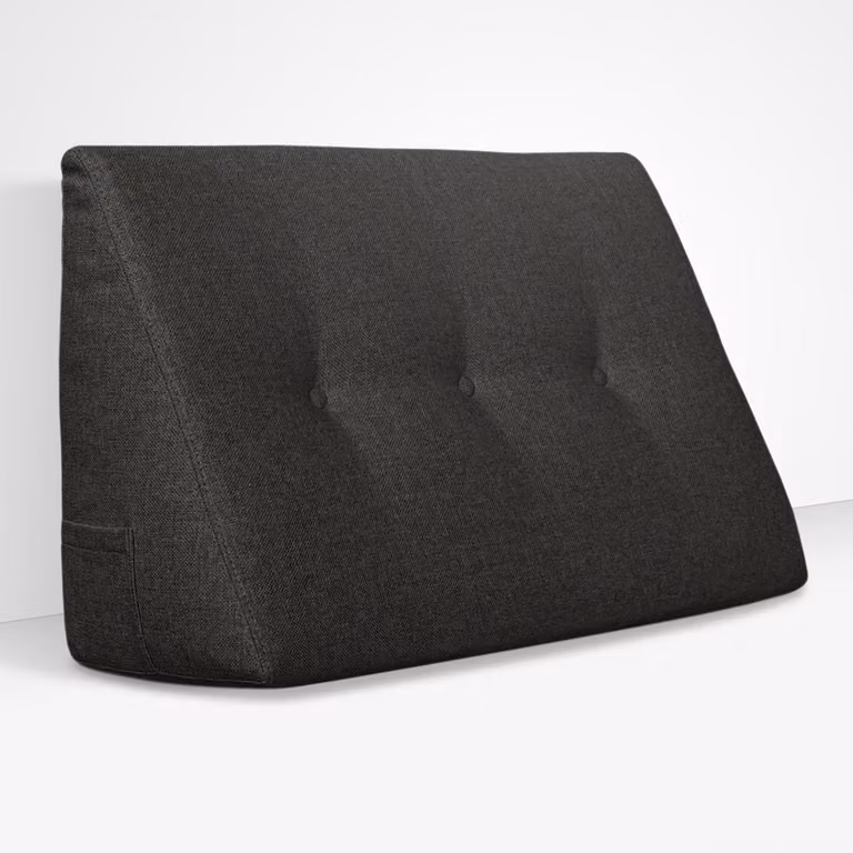 Cuscino da Lettura a Cuneo Chill Pillow 80 cm x 26 cm Nero