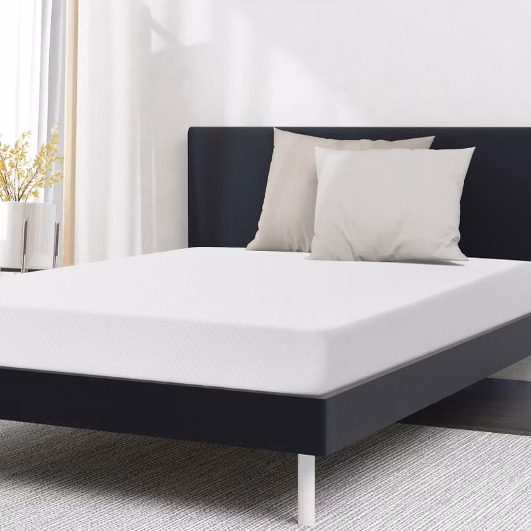 Materassi ergonomici Merax 140x200cm H2 H3 in schiuma, comodo copriletto con particelle antiscivolo e maniglie, materasso di alta qualità