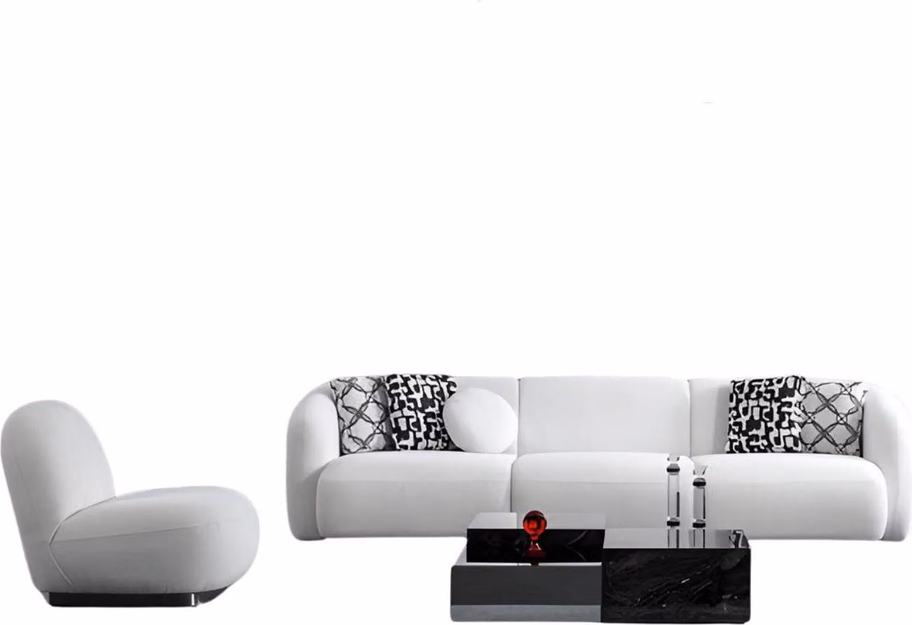 Wohnzimmer Einrichtung Sofagarnitur 4+1 Sitzer Couch Sessel 3tlg. Set