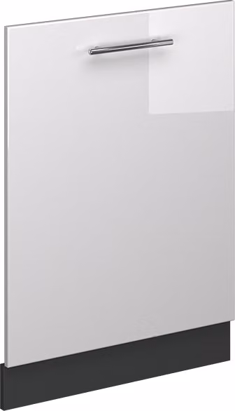 Pannello frontale della lavastoviglie Vicco Fame-Line Bianco lucido 60 cm senza piano di lavoro, Model 54304