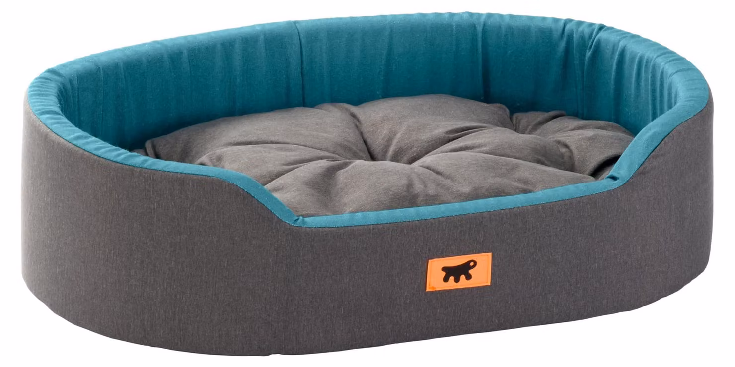Cuccia per cani Ferplast Dandy, con cuscino removibile e lavabile, rivestimento in cotone morbido