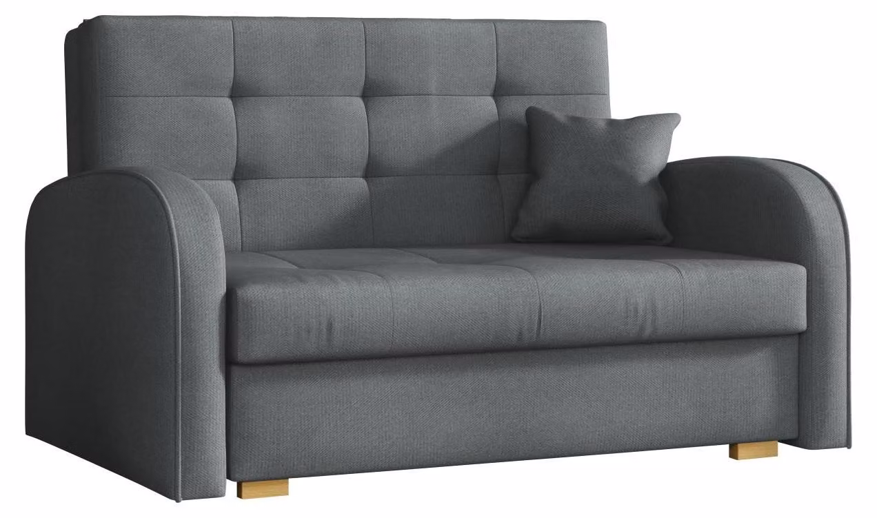 MIRJAN24 Viva Gold II divano letto con rete, divano imbottito con funzione letto, divano letto del produttore (Kronos 22)