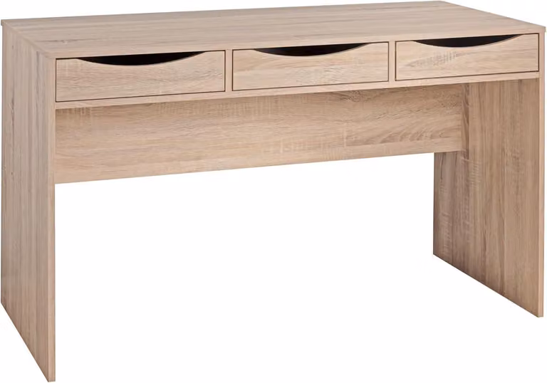 Scrivania - Postazione di lavoro - Scrivania per computer - Scrivania da scrivania - Scrivania per laptop - Larghezza 120 cm - Aspetto legno di quercia Sonoma