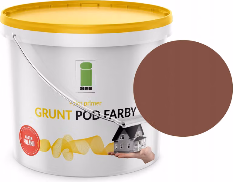 Primer siliconico marrone per facciate, colore marrone 10 l