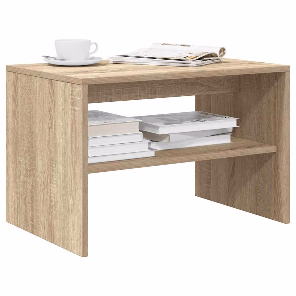 Mobile Porta TV vidaXL Rovere Sonoma Marrone in Legno Multistrato e MDF L/P/H: 60 x 40 x 40 cm