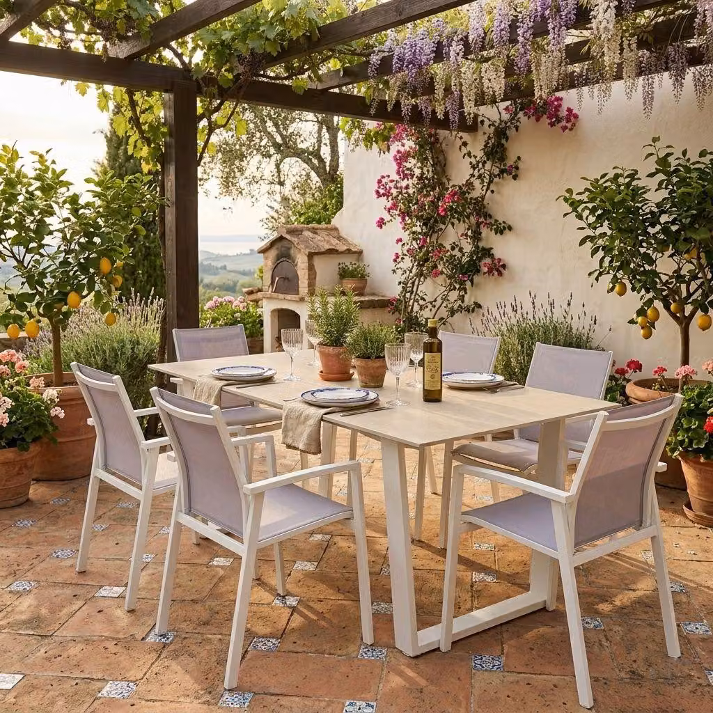 Milani Home - Tavolo da pranzo cm 160 l x 90 p x 75 h