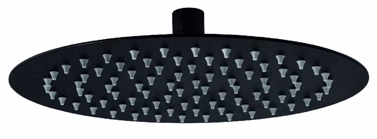 Novaservis Box doccia fisso diametro 250 mm, colore nero ECO