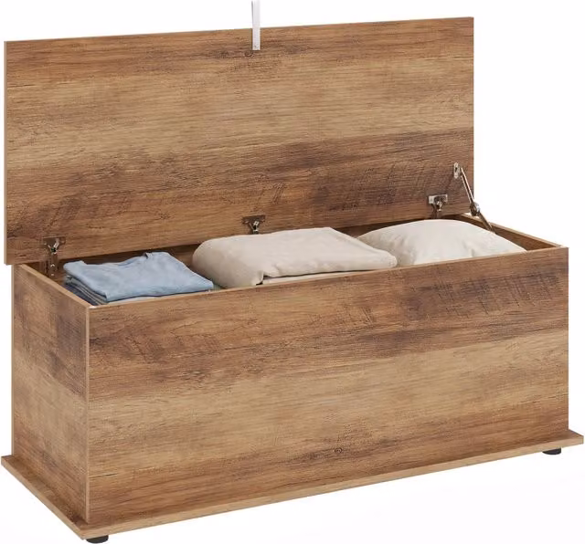 Panca Contenitore per Ingresso ¨C zephmum ¨C Bianco Legno 100x40x40