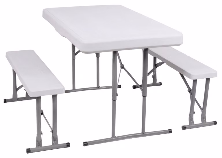 Springos® Set tenda da birra Set da giardino da birra Tavolo da giardino 2 panche pieghevoli