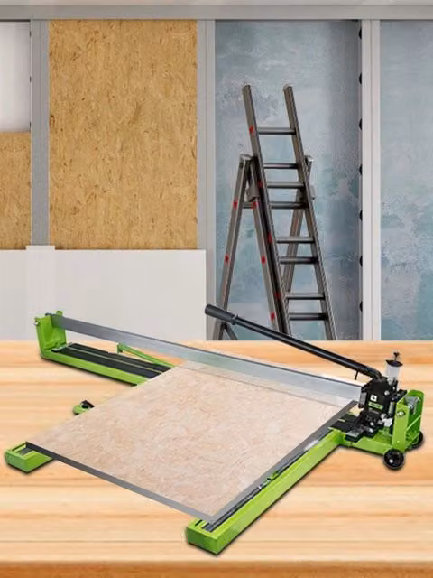 Taglierino manuale per piastrelle con laser in acciaio verde, L: 80 cm