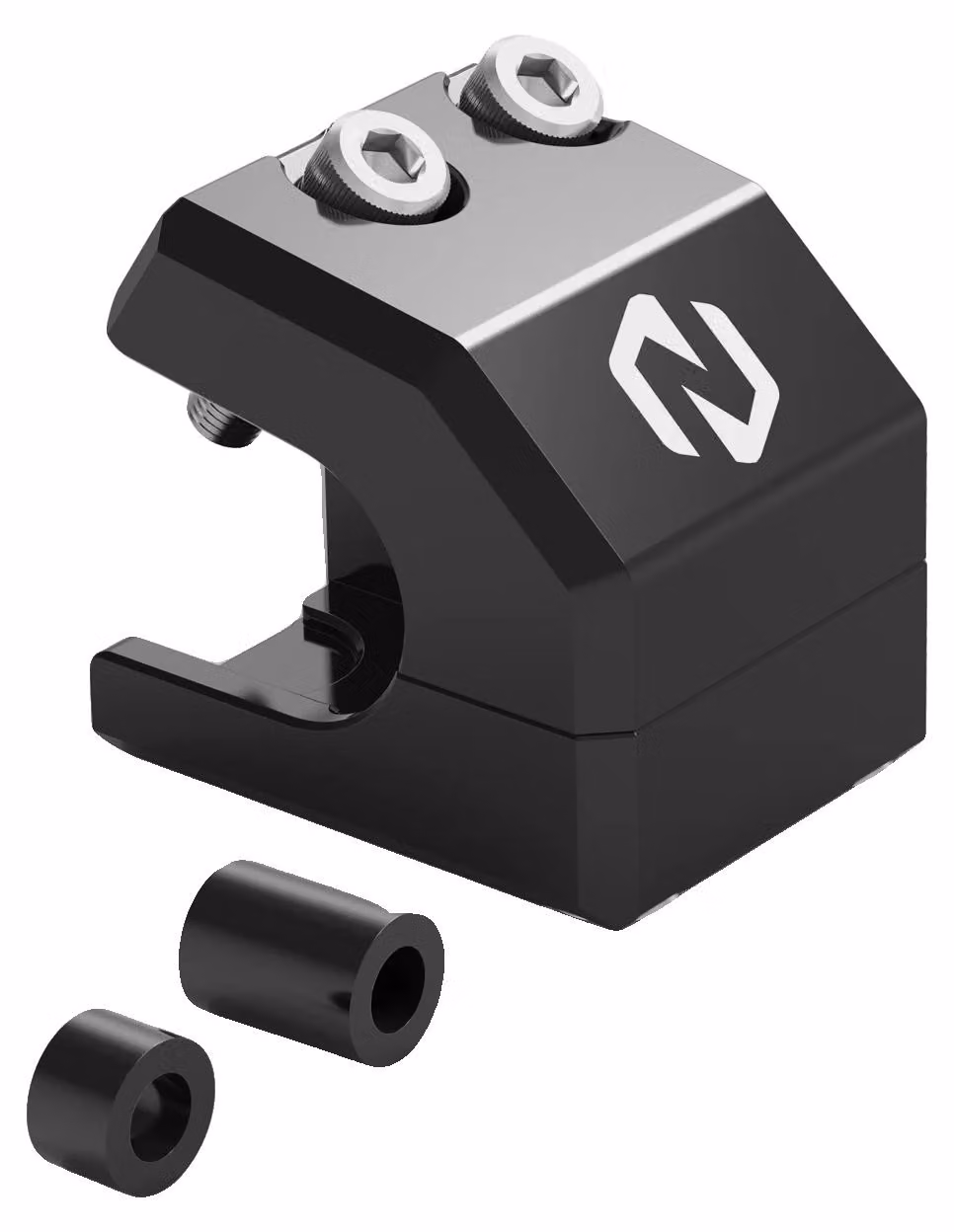 Protezione per il cilindro ricevente della frizione, realizzata in alluminio resistente, lavorata a controllo numerico (CNC), colore nero
