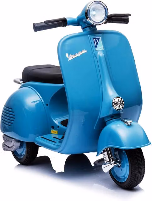 Vespa Sidecar Small Special 6V Piaggio Blu con Licenza Ufficiale, Veicolo Elettrico per Bambini con Luci e Suoni – 1