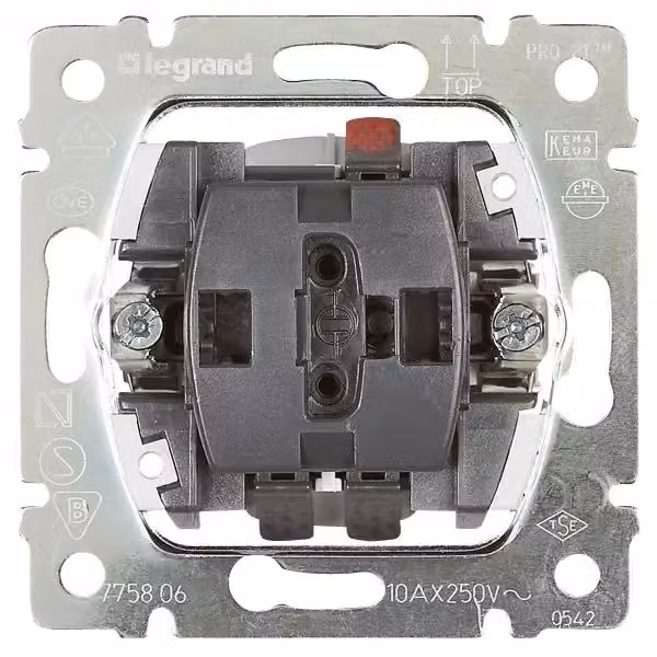 Legrand Interruttore a bilanciere, spegnimento, a 3 poli, 10 A/400 V~, 775803