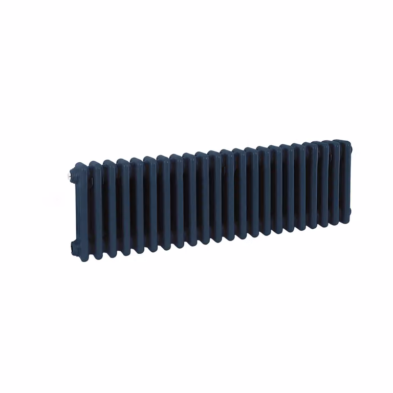 Radiatore Orizzontale a Colonne (2 Colonne) 300mm x 1010mm - Blu (Deep Sea Blu) - Regent