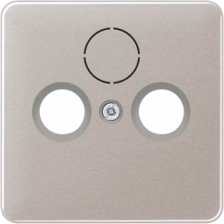 Jung Copertura per scatole universali Sat/BK Jung CD 561 SAT PT platino, 1 pz.