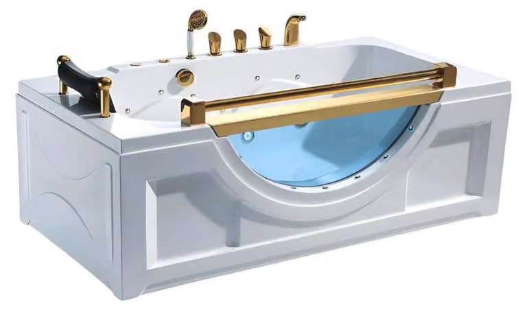 Massage Badewanne Whirlpool Spa Whirlwanne Hydromassagewanne 170x92 cm
