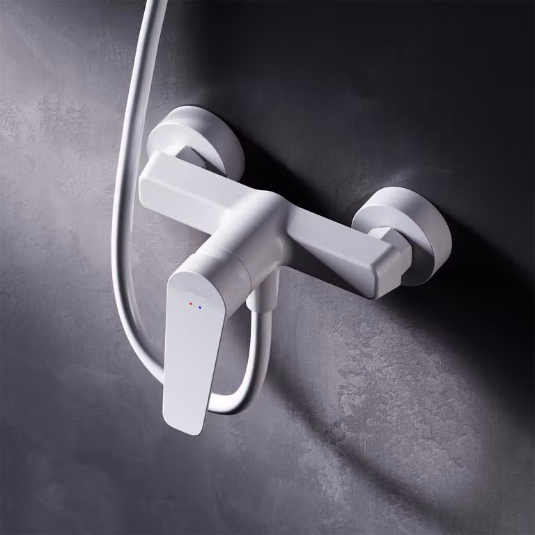 AM.PM Miscelatore per doccia Miscelatore monocomando per doccia Bianco Miscelatore per doccia Miscelatore per doccia Rubinetto Miscelatore per bagno Doccia
