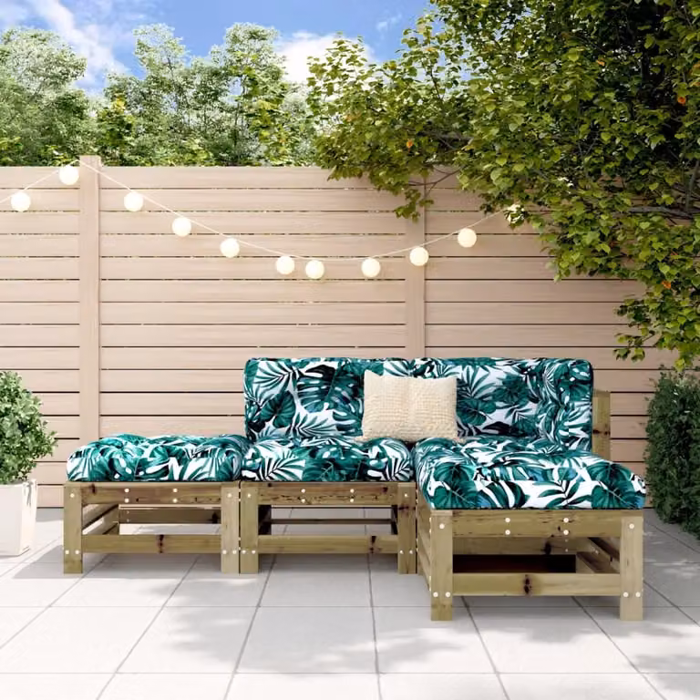 Maison Exclusive - Set da giardino 4 pezzi in legno di pino trattato