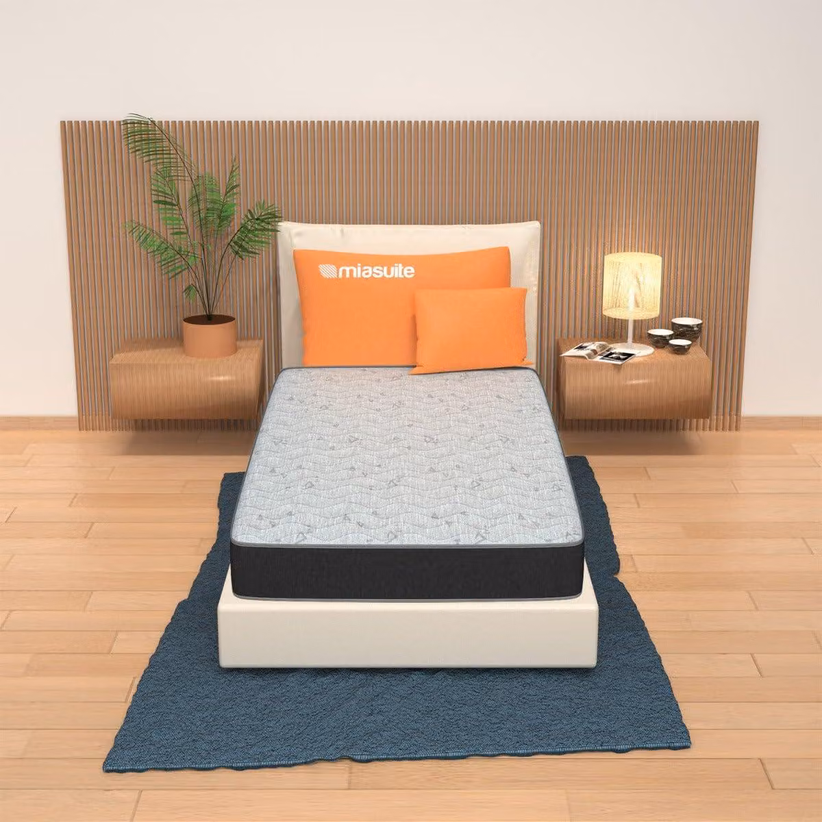 Materasso in schiuma memory 70x160 cm, altezza 13 cm, pieghevole, Summit