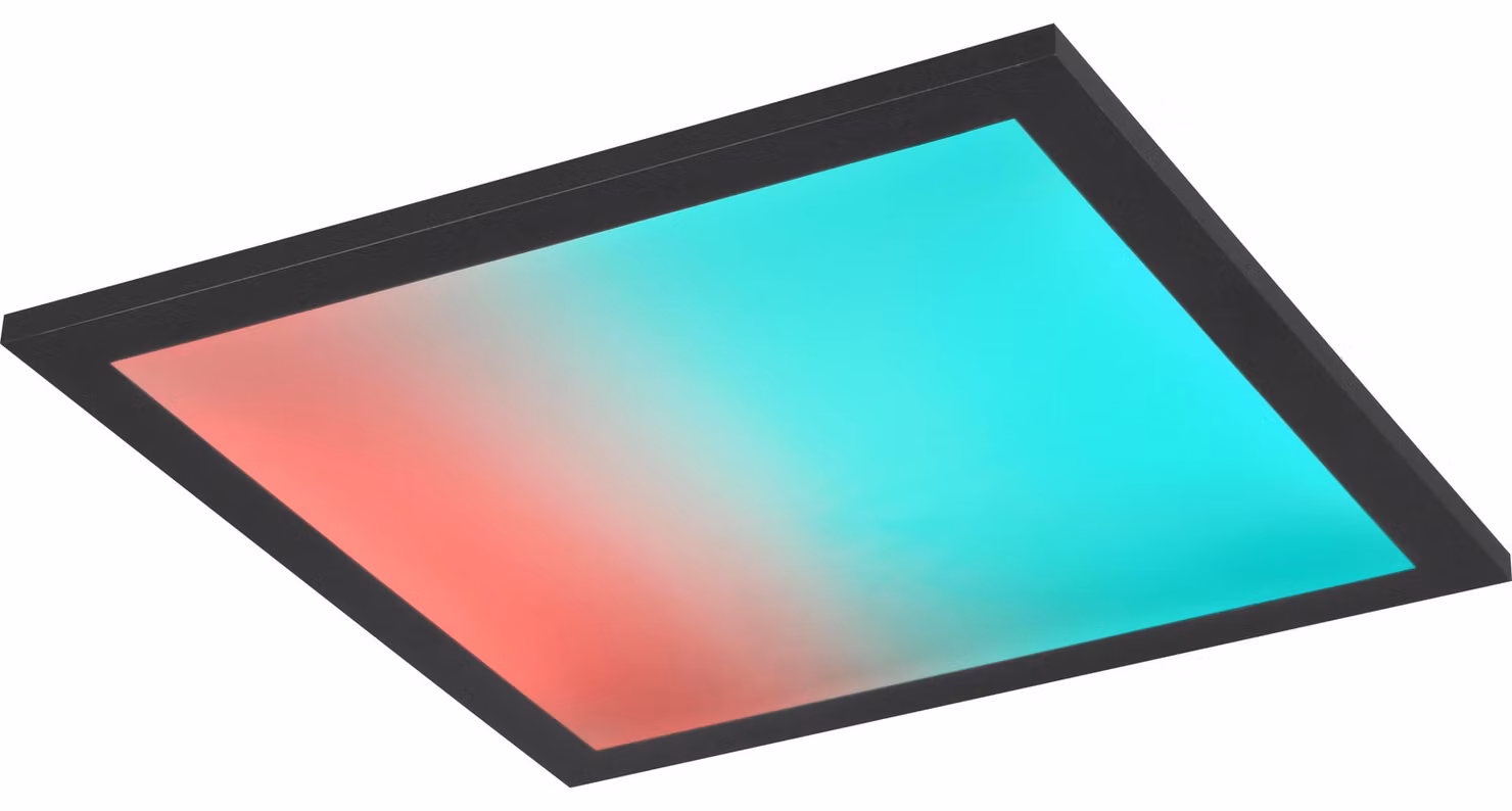 Reality Beta LED plafoniera 13W dimmerabile nero opaco CCT luce notturna regolabile in base al colore della luce