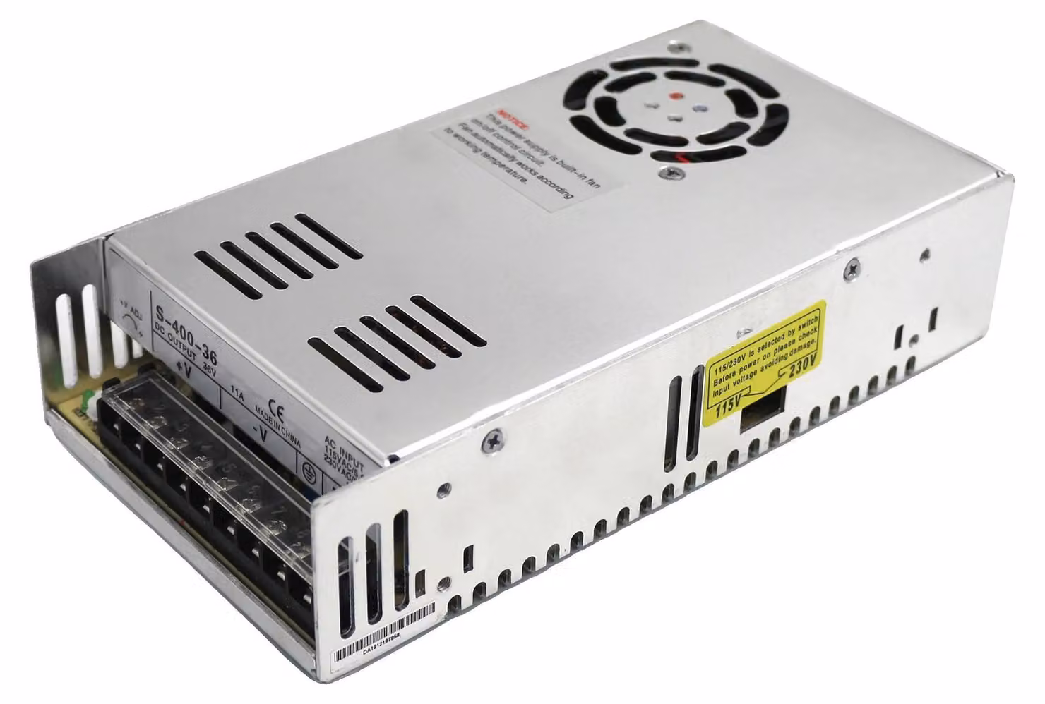 Alimentatore, tensione di uscita regolabile, alta efficienza, 400 W, 60 V, 6,6 A