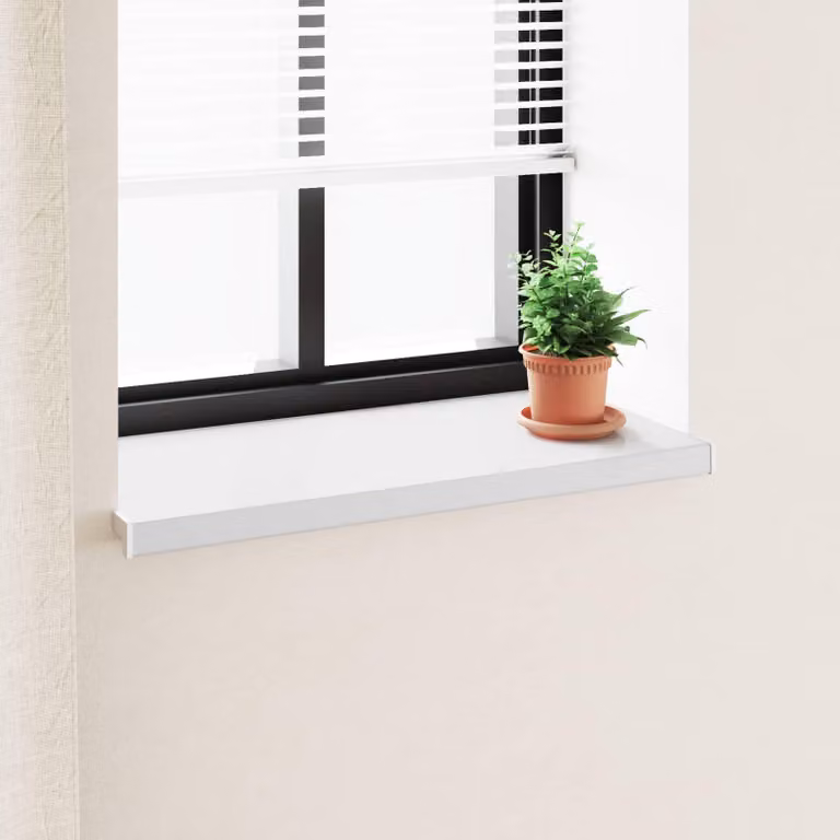 Soglia della Finestra Bianco 100 x 40 x 4,5 cm PVC