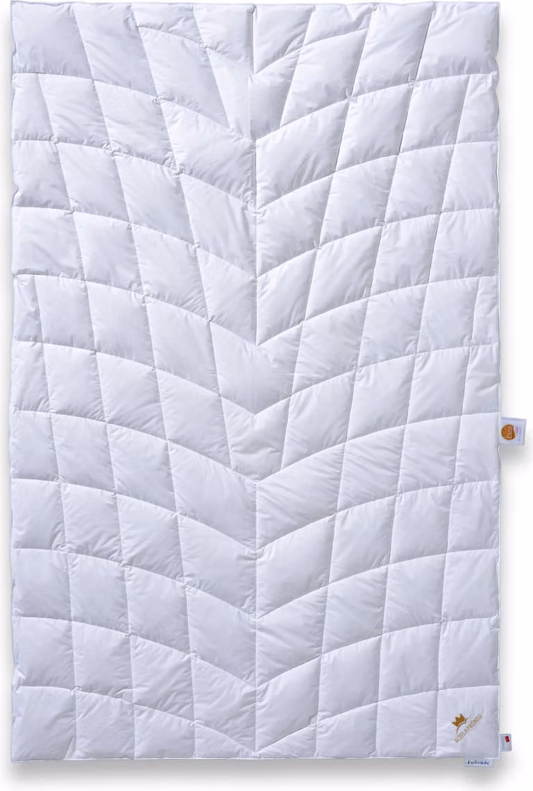 Piumino estivo 155x220 di SCHLAFKÖNIG con trapuntatura a zone - piumino avvolgente - leggero ed estivo