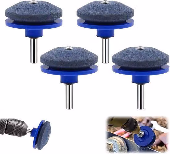 Afilatore per lame da tosaerba smussate (blu, confezione da 4)