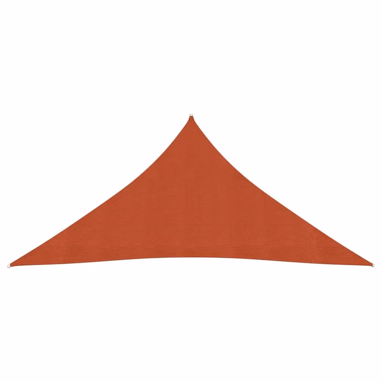 Living Store, telo ombreggiante, 160 g/m², colore terracotta, dimensioni 4,5 x 4,5 x 4,5 m, materiale: HDPE