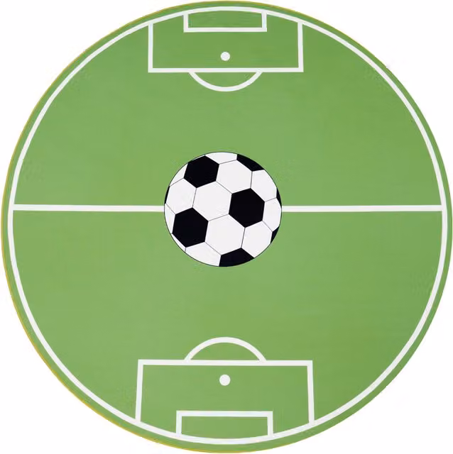 Tappeto rotondo per bambini Bini verde con motivo geometrico, Diametro: 200 cm