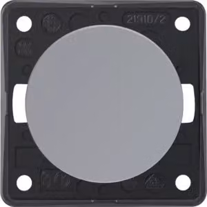 Berker 936522507 Interruttore a bilanciere grigio lucido Integro Flow/Pure
