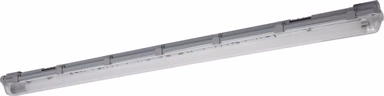 OSRAM Submarine apparecchio a prova di umidità con rilevatore di movimento incorporato 120cm 16W, apparecchio LED in grigio, protezione IP65, per magazzini e garage