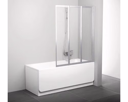 Schermo per vasca da bagno RAVAK Supernova VS3 130 satinato+trasparente 795V0U00Z1