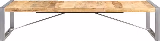 Tavolino da Salotto 180x90x40 cm in Legno di Mango Grezzo 321591