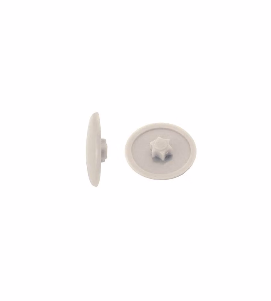 Cappucci coprivite Torx bianco TX 25 - 50 pz.