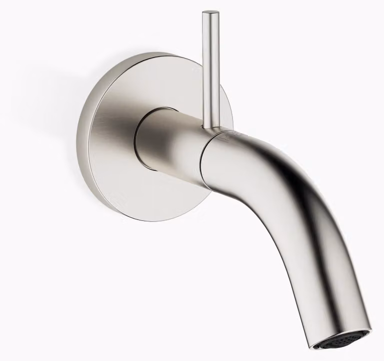 Dornbracht META robinet mural, eau froide, saillie 126mm, becs rigides, 30010662-06, 30010662-06