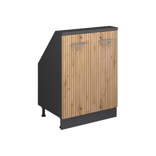 Vicco Mobile sottotetto Rion, Rovere artigianale/Antracite