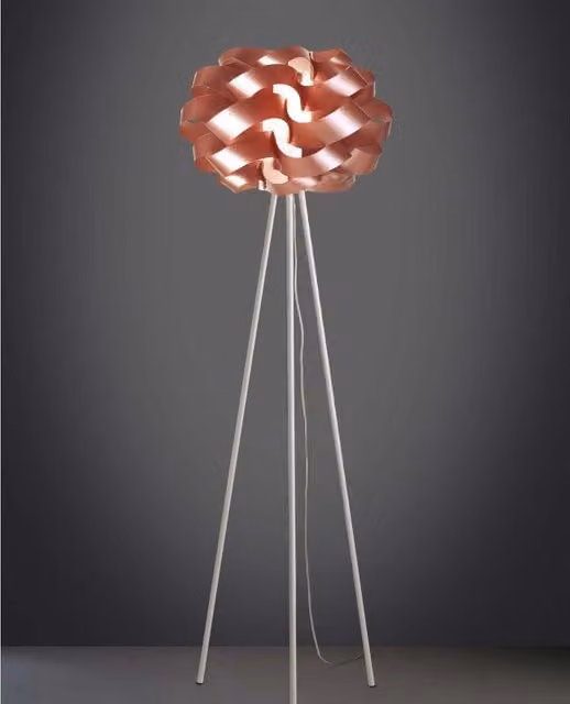Lampada a piantana treppiedi CLOUD Rame diametro 50x h160 cm