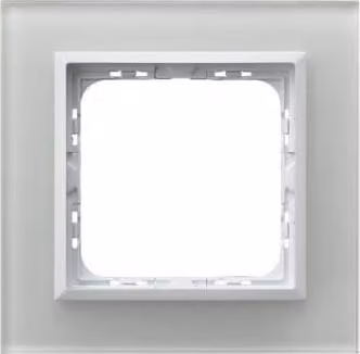Vetro Bianco Sonata, Spessore 4 Mm, Cornice Bianca A 1 Croce