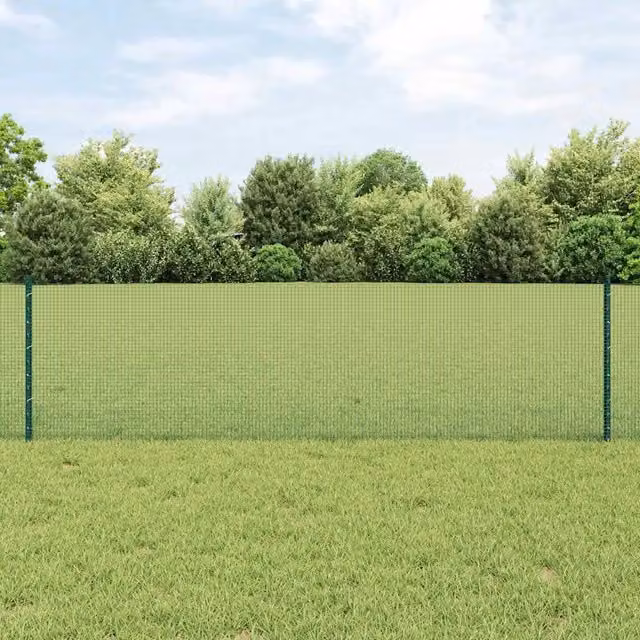 Recinzione in rete saldata con pali 100 x 0,6 m Verde Rete 3336536