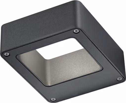 Applique LED da esterno Trio Leuchten Reno GD Trio colore grigio, orientamento luce up/down, L 12 cm x H 14,5 cm