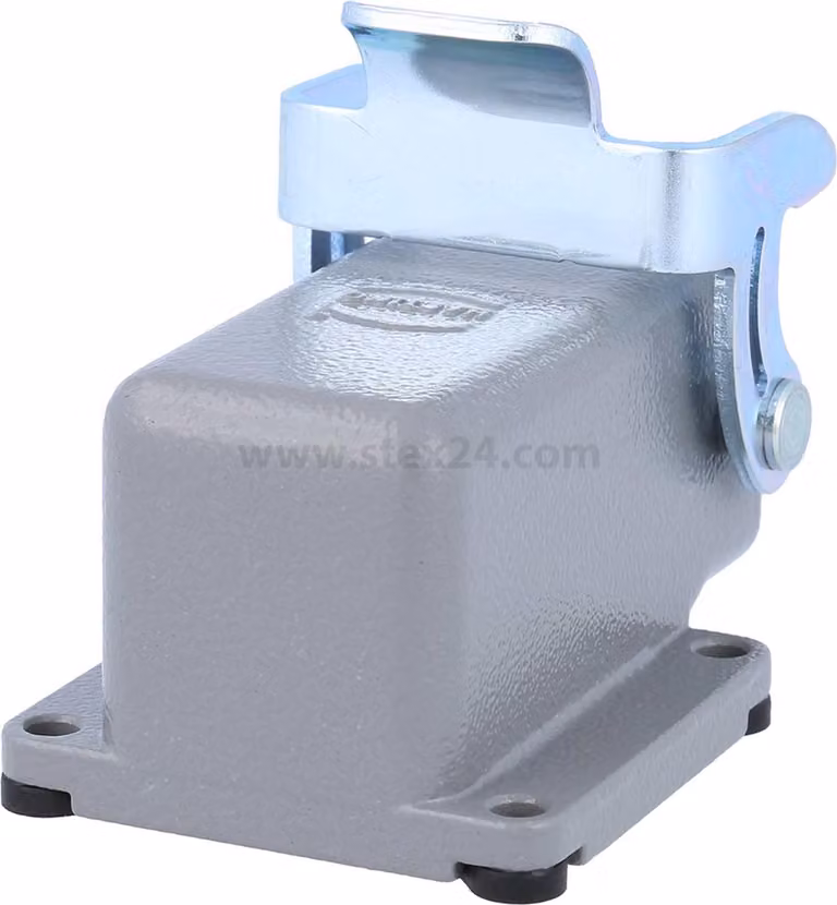 HARTING Han 3A Custodia angolare con 1 staffa 1 staffa di sicurezza in metallo - 1 pezzo