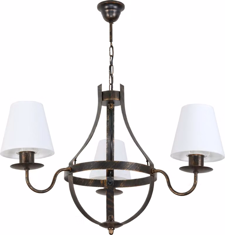 Lampada a sospensione nera con paralume RUTH NEGRO 11-912