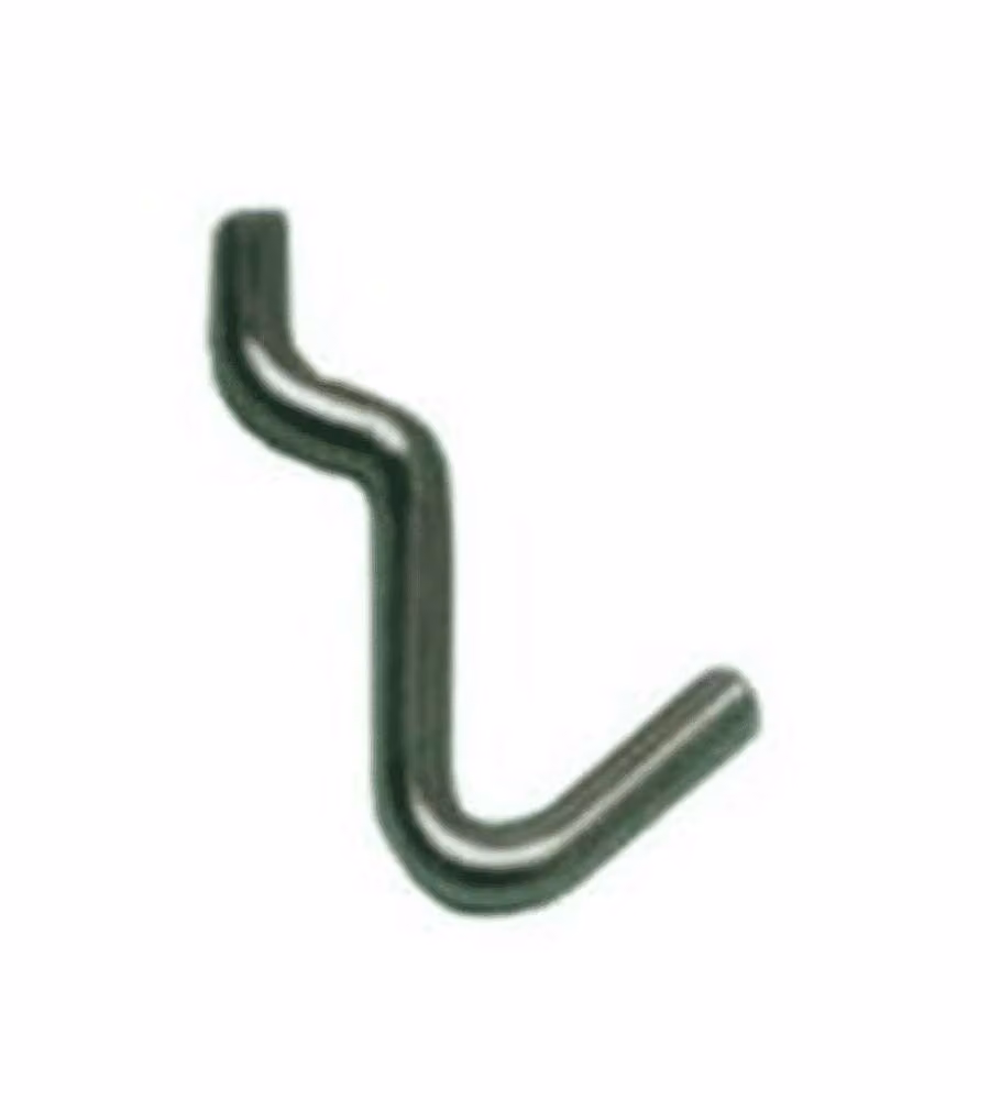 Ferramenta Sardo Piemontese Ganci per Salamandra Nichelati 15x31mm
