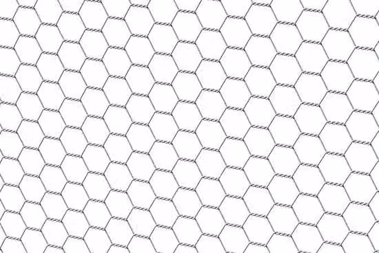 Rete esagonale - zincata - maglia 13 x 13 mm - altezza 100 cm - lunghezza 10 m