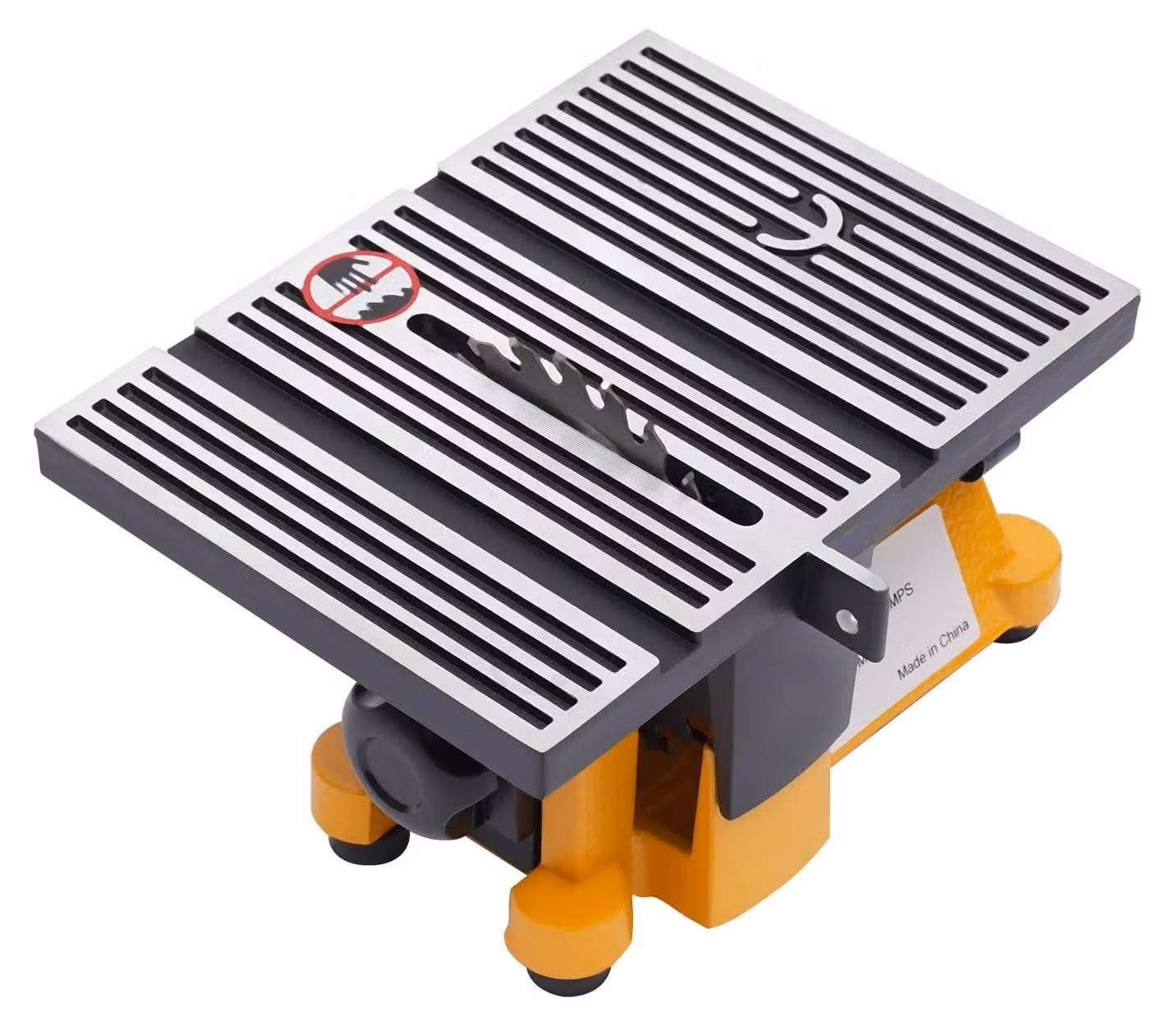 Troncatrice da banco elettrica - 90W, mini tagliaerba - 4500 giri/min - lama da 10 cm - per legno e metallo - spina EU a 220V